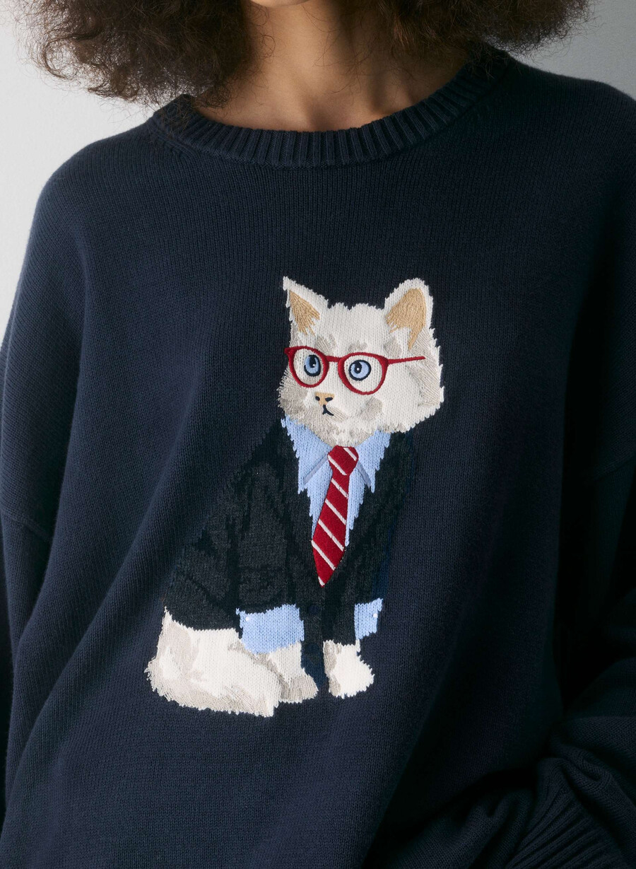 cotton charm peggy icon pullover admiralweiss