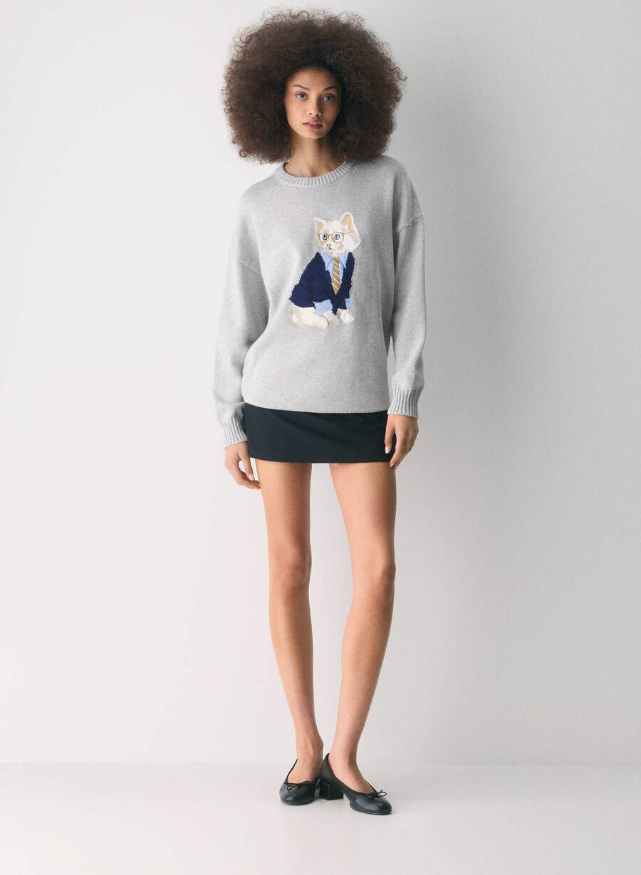 cotton charm peggy icon pullover heather chromewhite
