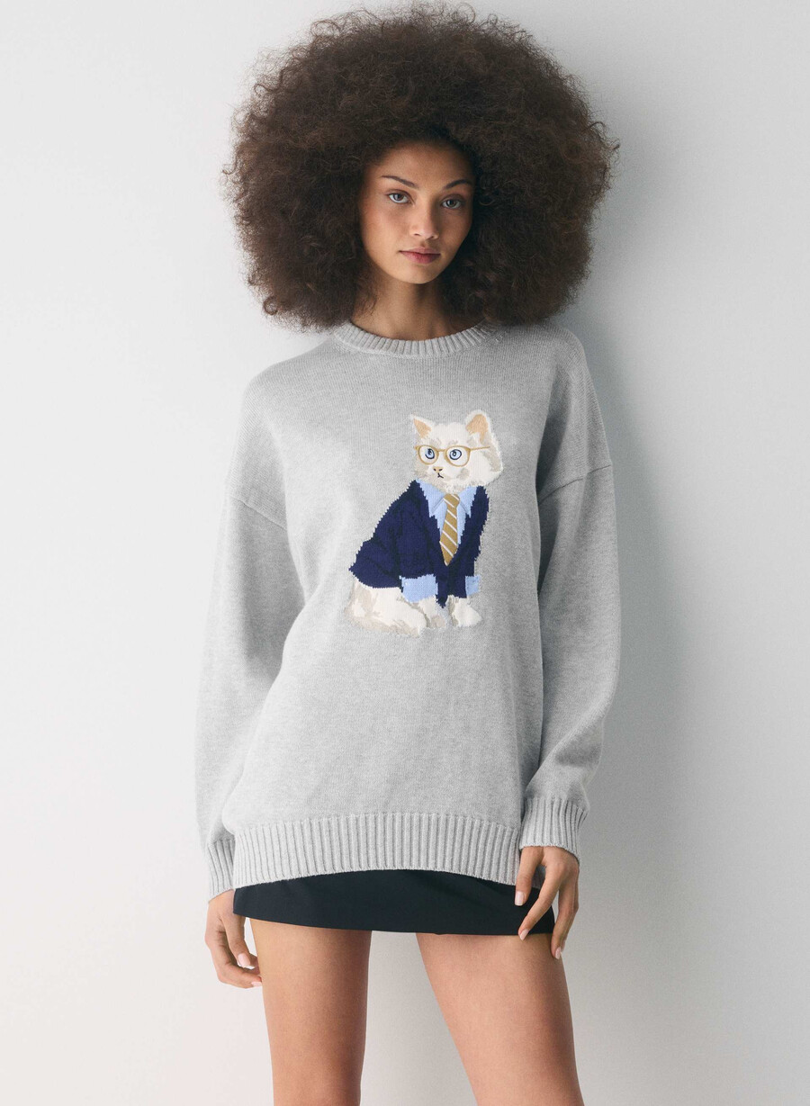 cotton charm peggy icon pullover heather chromewhite