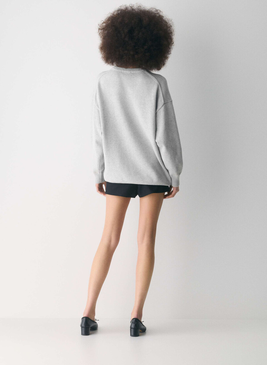 cotton charm peggy icon pullover heather chromewhite