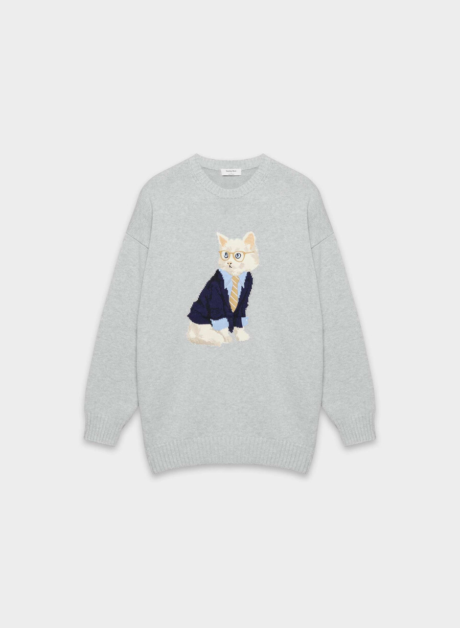 cotton charm peggy icon pullover heather chromewhite