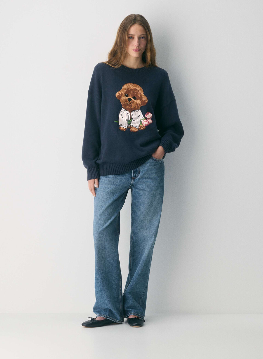 cotton charm peggy icon pullover admiralbraun