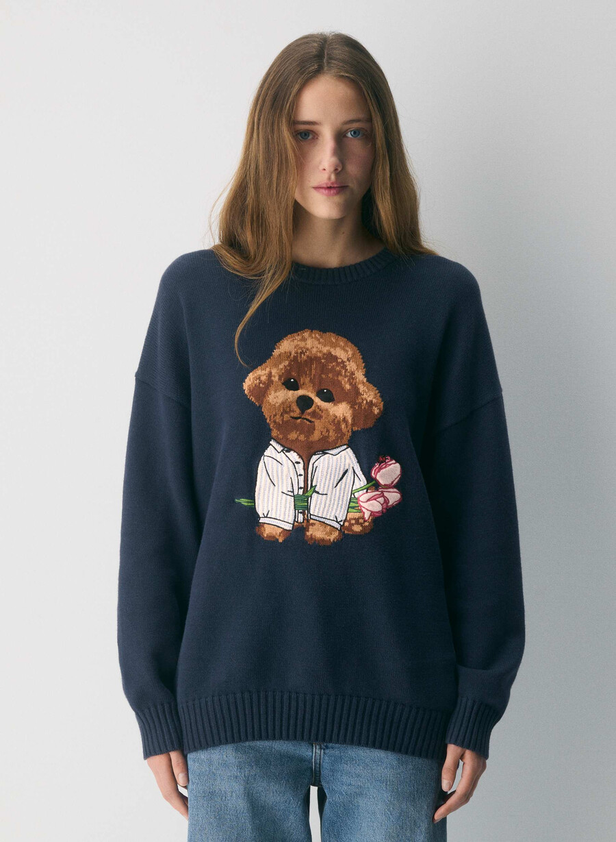 cotton charm peggy icon pullover admiralbraun