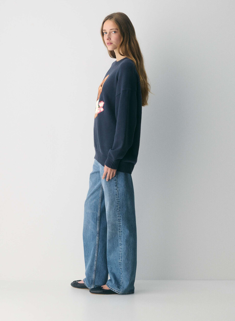 cotton charm peggy icon pullover admiralbraun