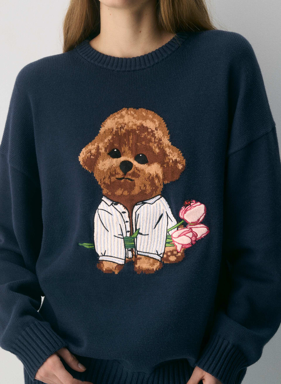 cotton charm peggy icon pullover admiralbraun