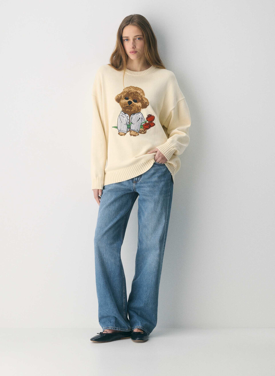cotton charm peggy icon pullover sand dune weissbrob