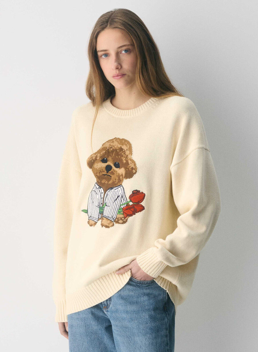 cotton charm peggy icon pullover sand dune weissbrob