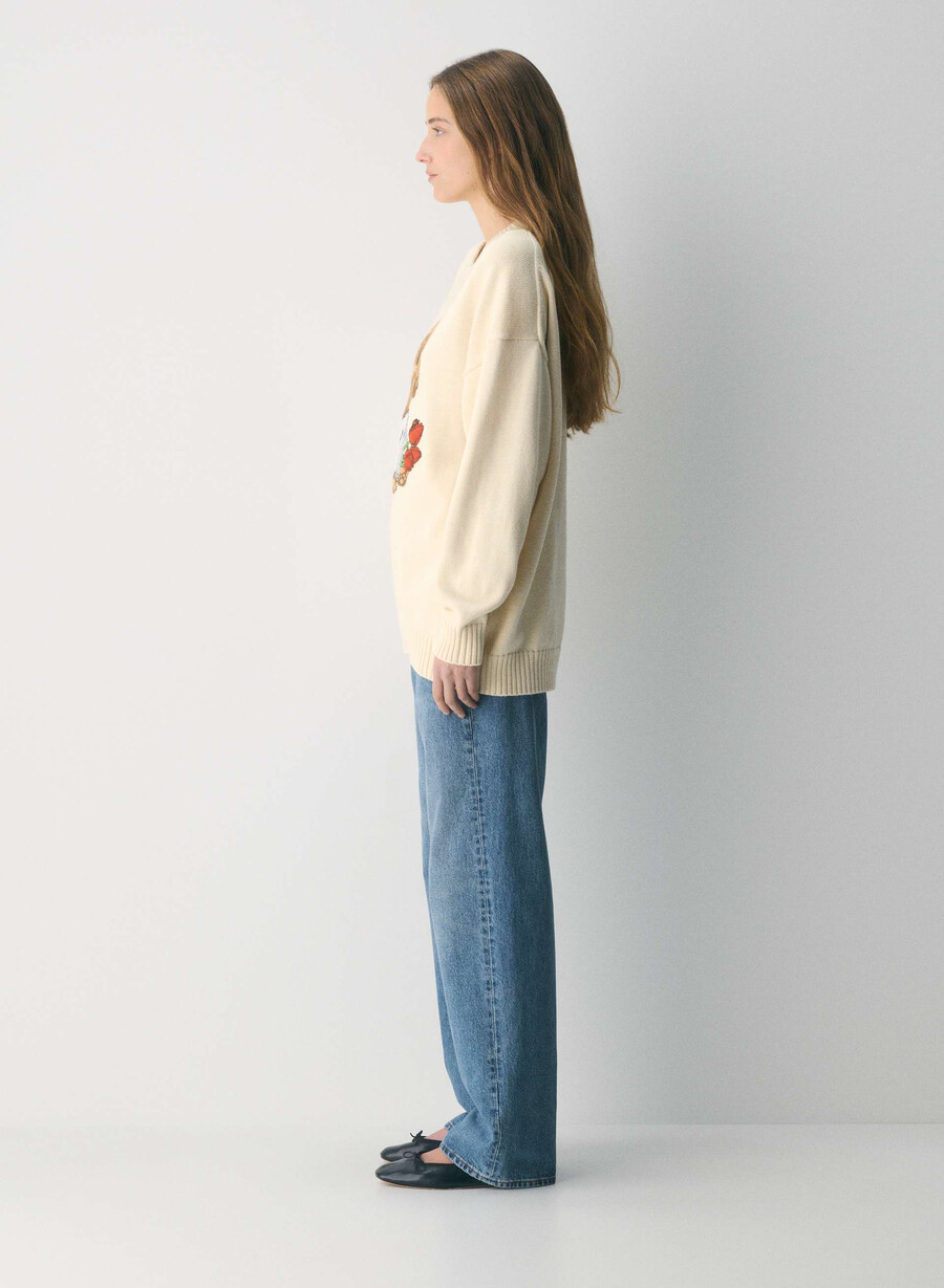 cotton charm peggy icon pullover sand dune weissbrob
