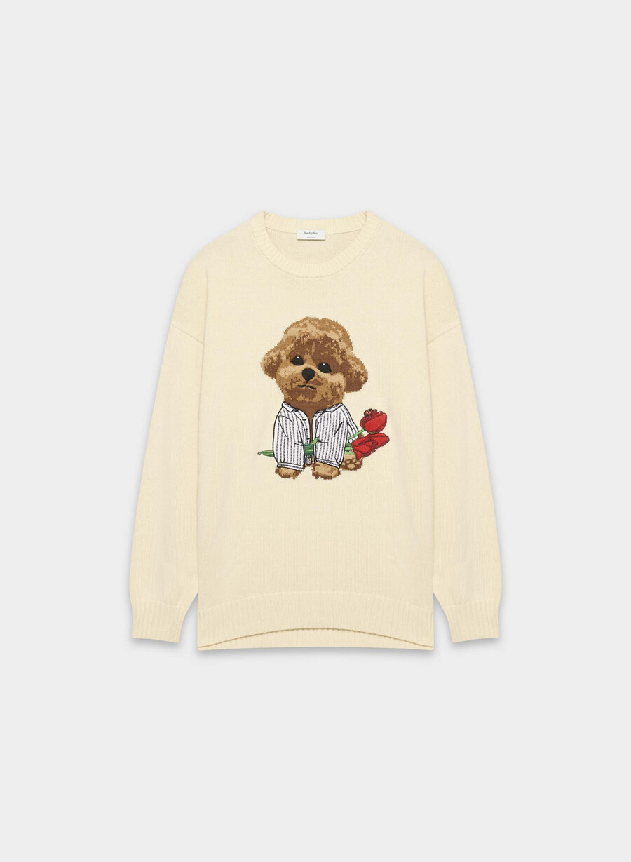 cotton charm peggy icon pullover sand dune weissbrob