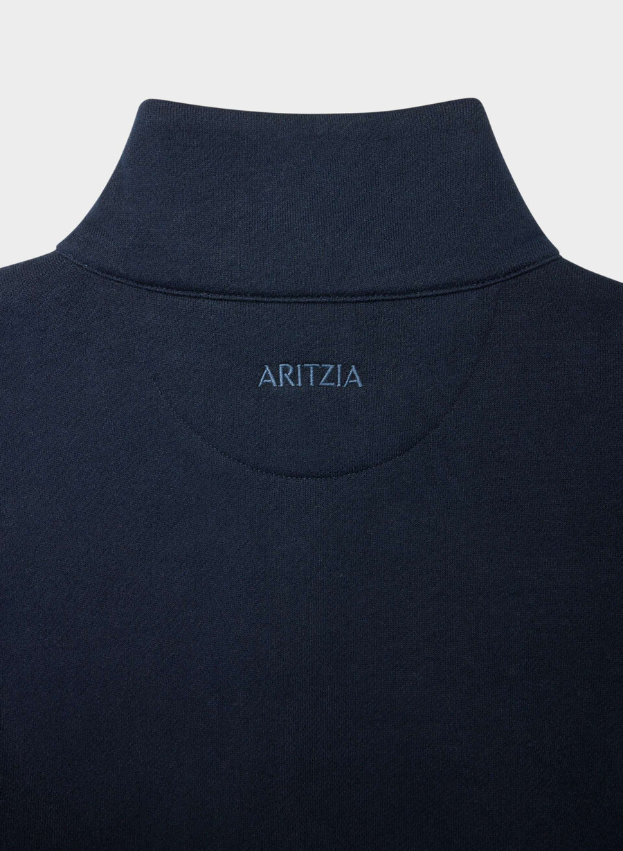 kuscheliges sweatfleece mega 12 zip admiral