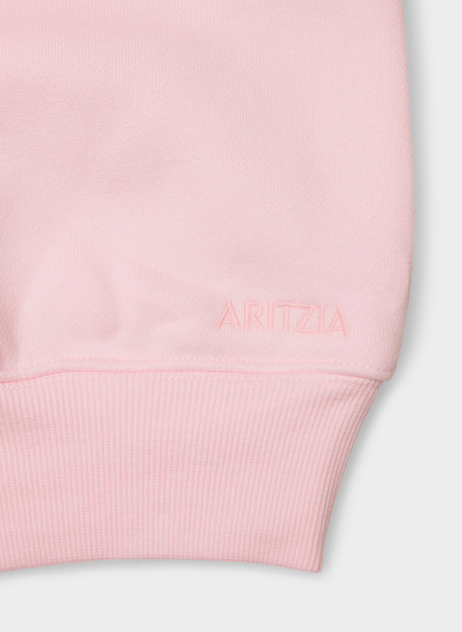 kuscheliger fleece-pullover mit mega-stehkragen villa pink