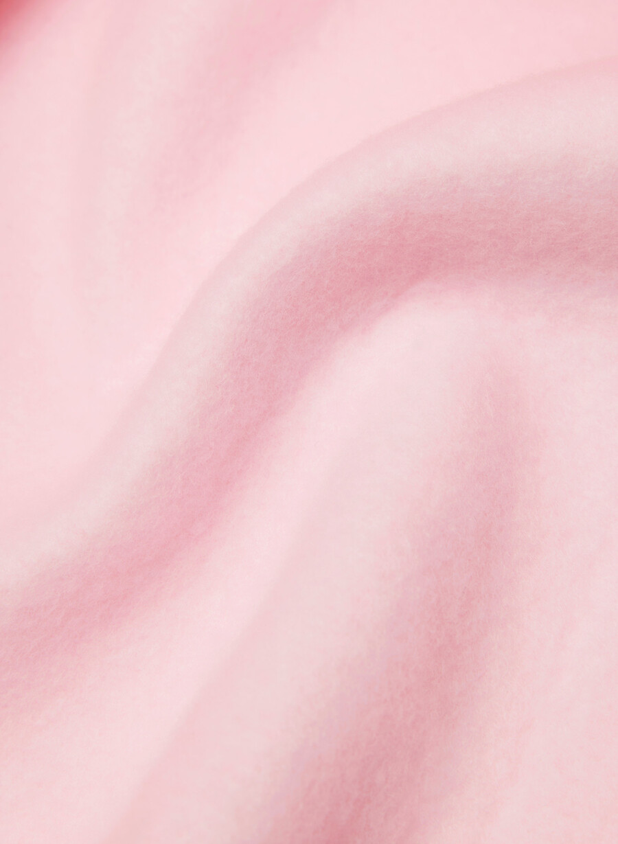 kuscheliger fleece-pullover mit mega-stehkragen villa pink