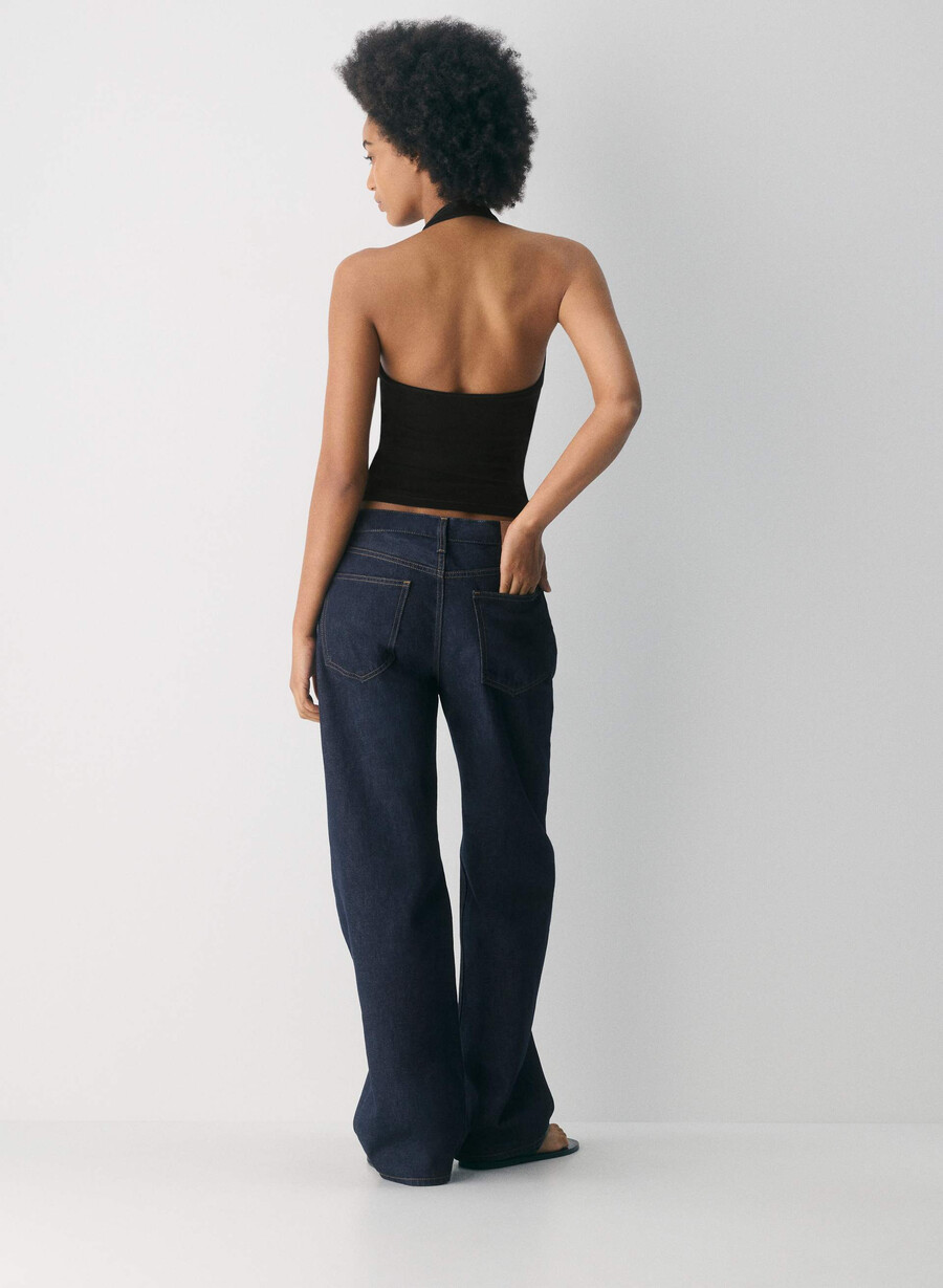homestretch smooth timbre halter comfort top weiss