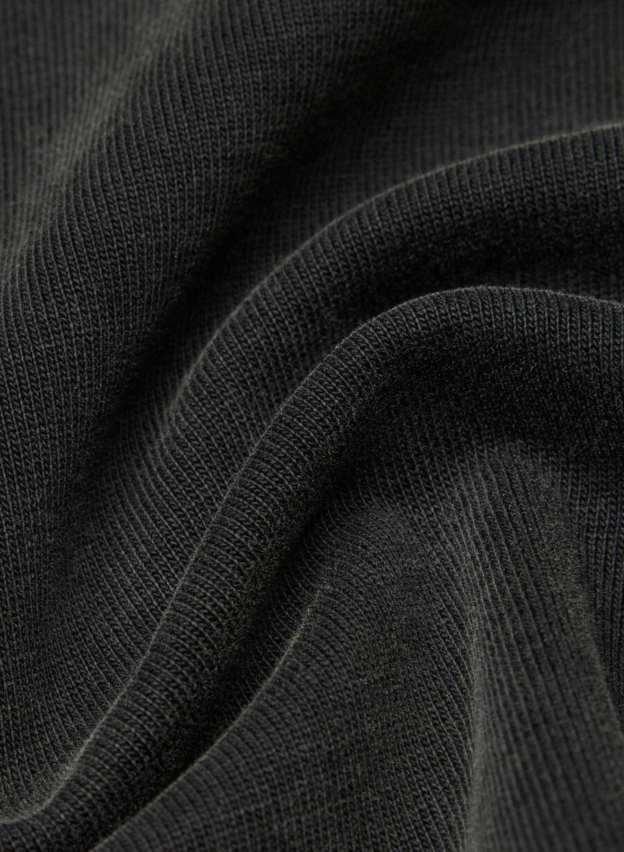 mighty cotton motor langarmshirt lived-in black