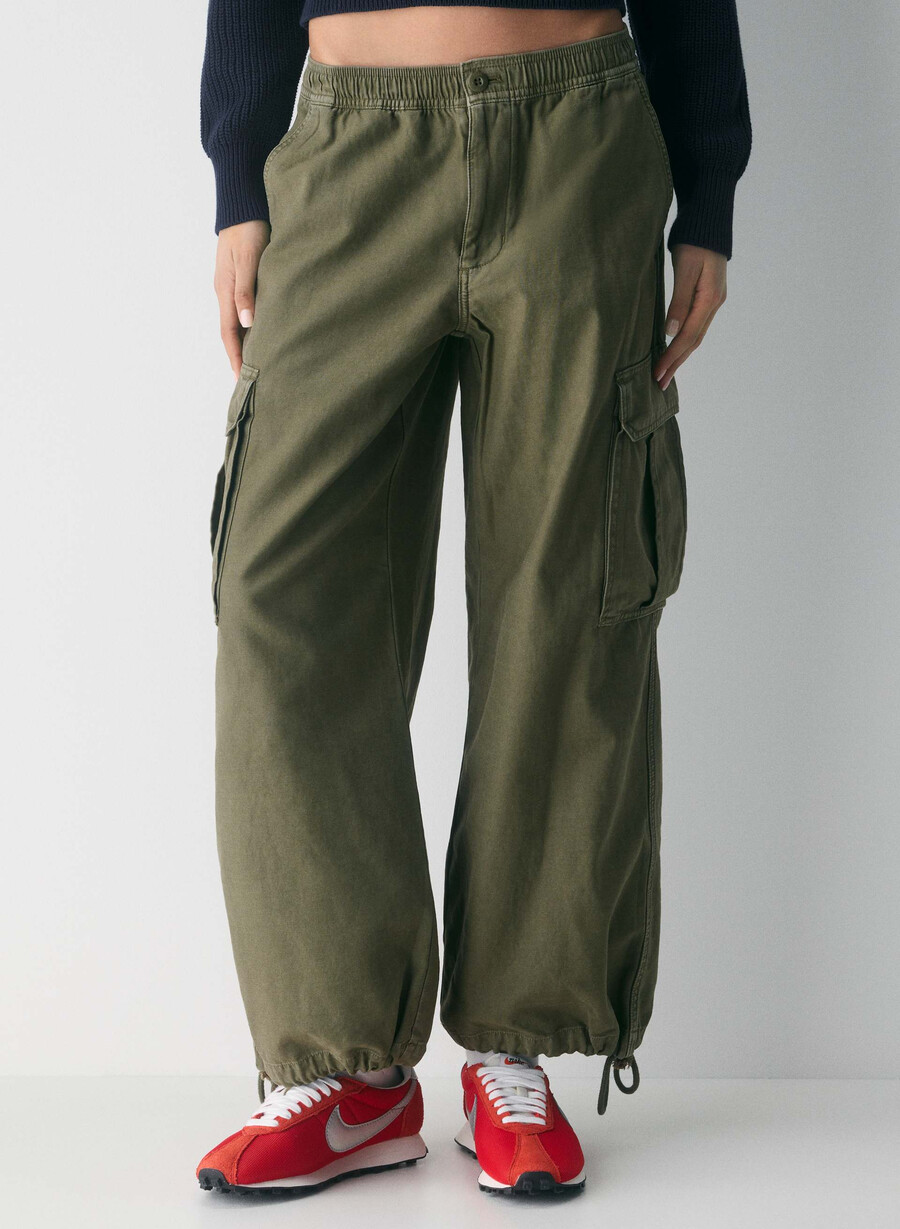 strobe cargo pant lived-in army green