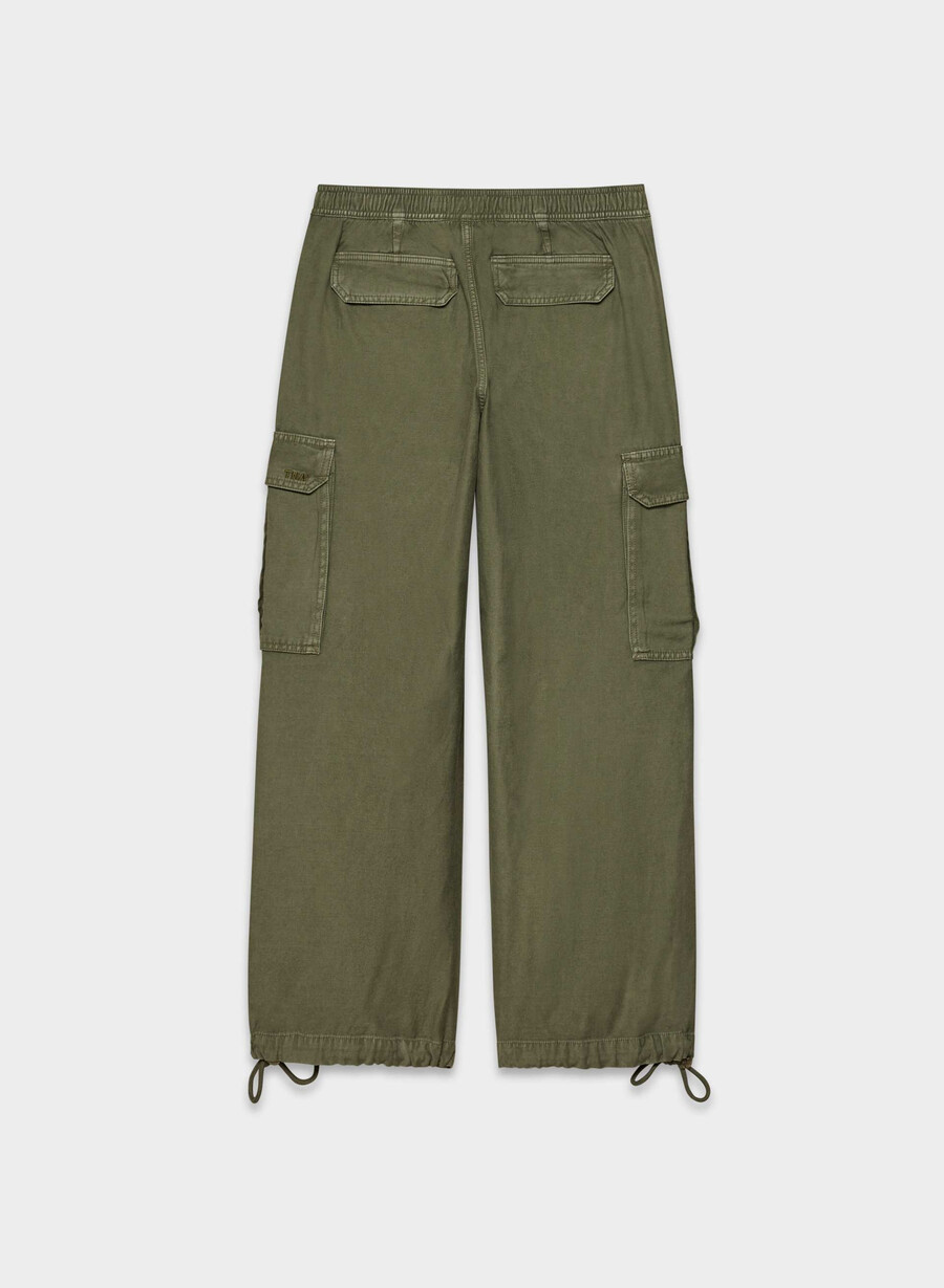 strobe cargo pant lived-in army green