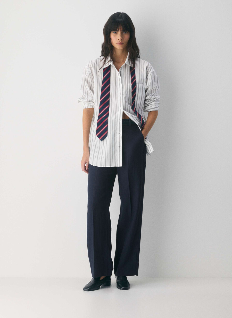 neue agenturhose - leinen admiral