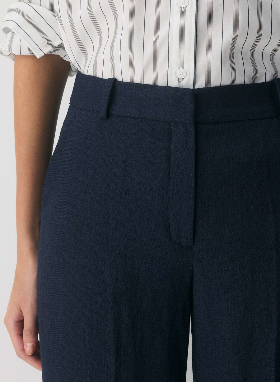 neue agenturhose - leinen admiral