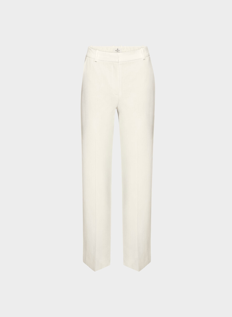 neue agenturhose - leinen hellbirke