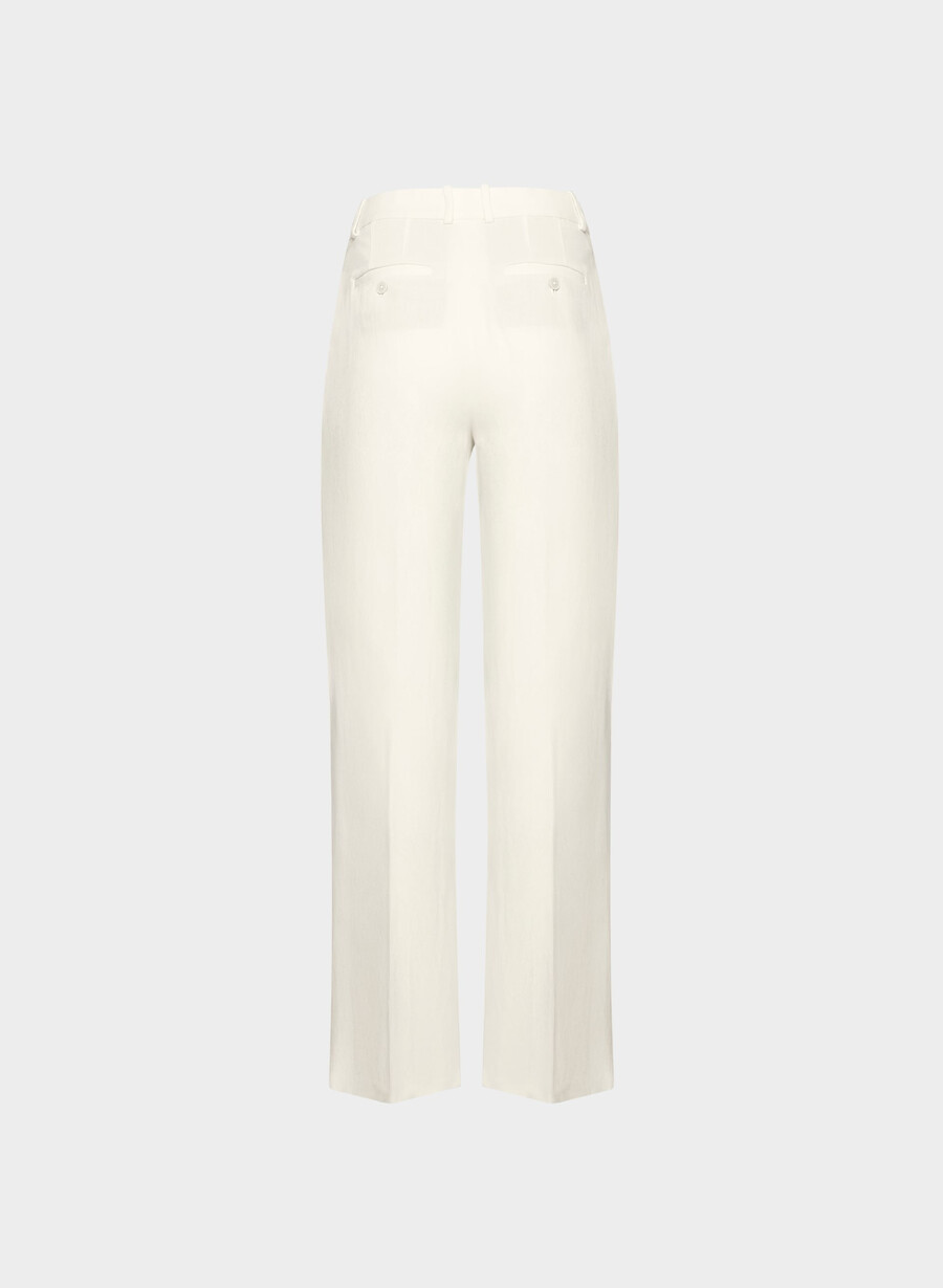 neue agenturhose - leinen hellbirke