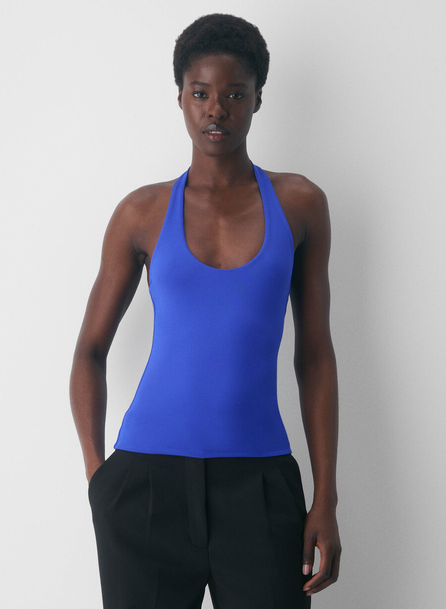 original contour transfix neckholder-top ablaze blue