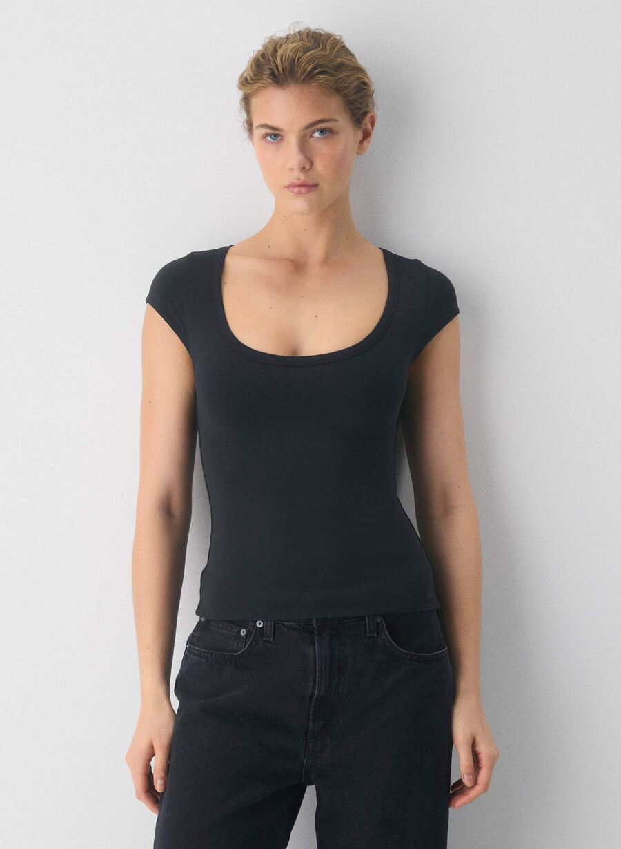 original contour emanate t-shirt schwarz