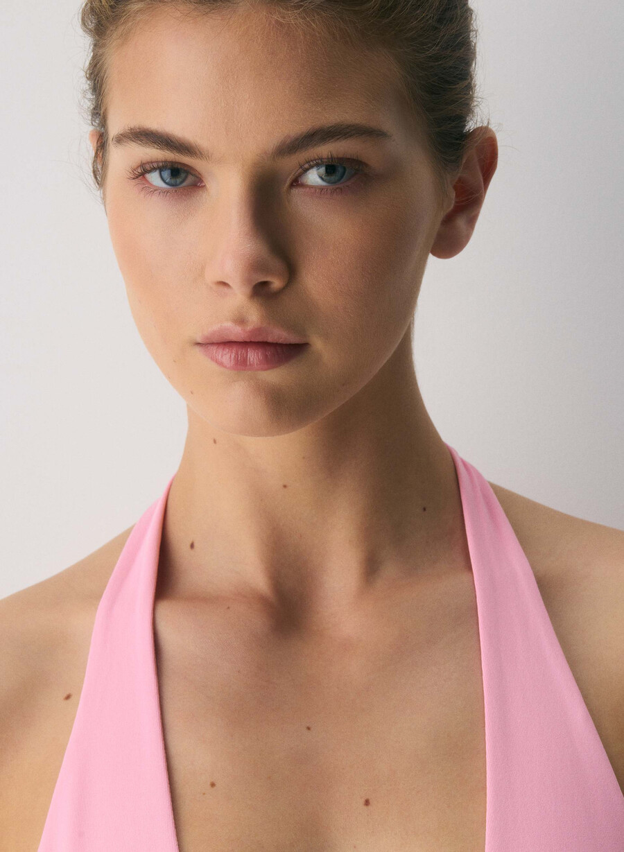 original contour siren bodysuit jellybean pink