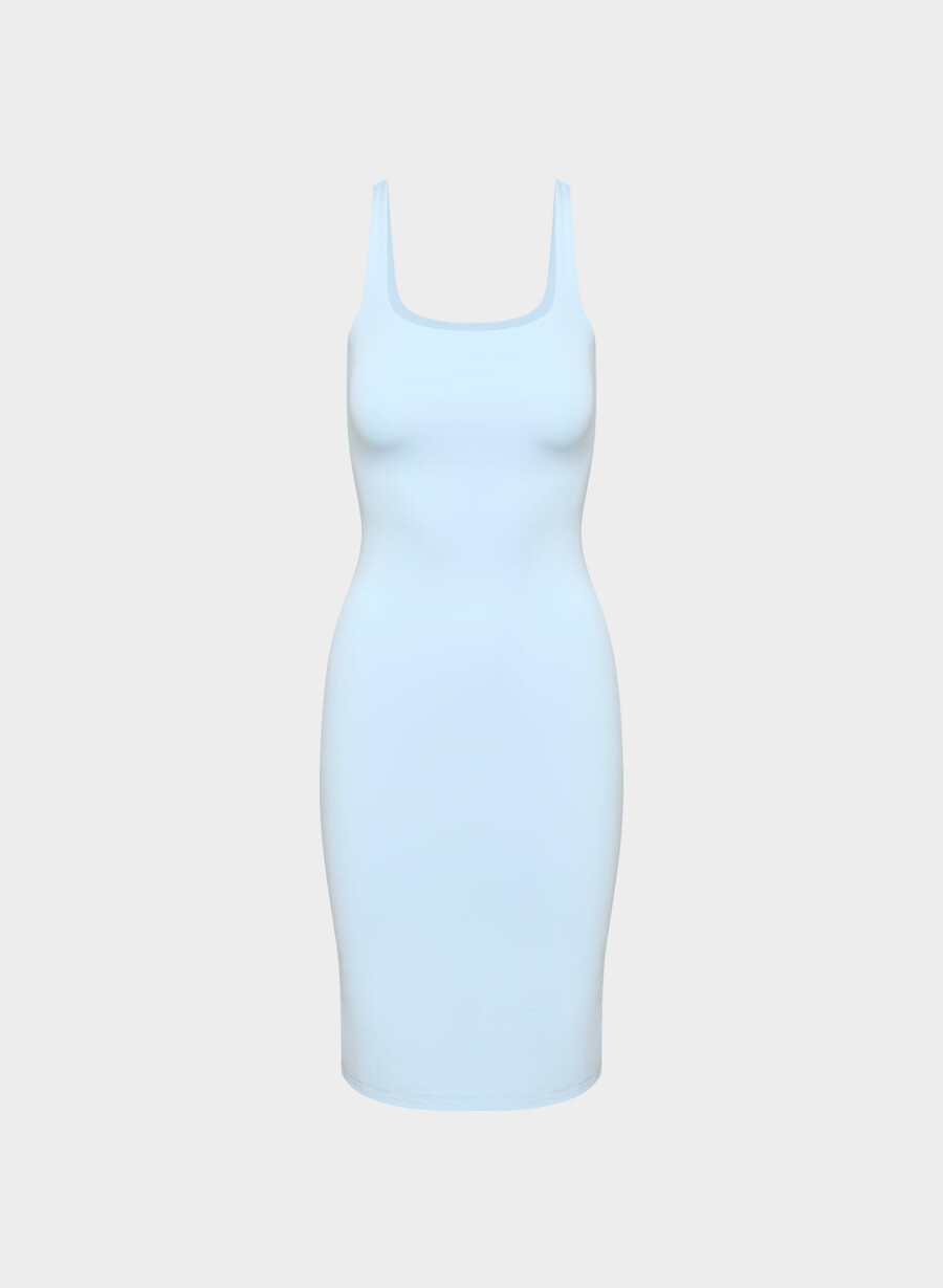 original contour illuminate kleid villa blau