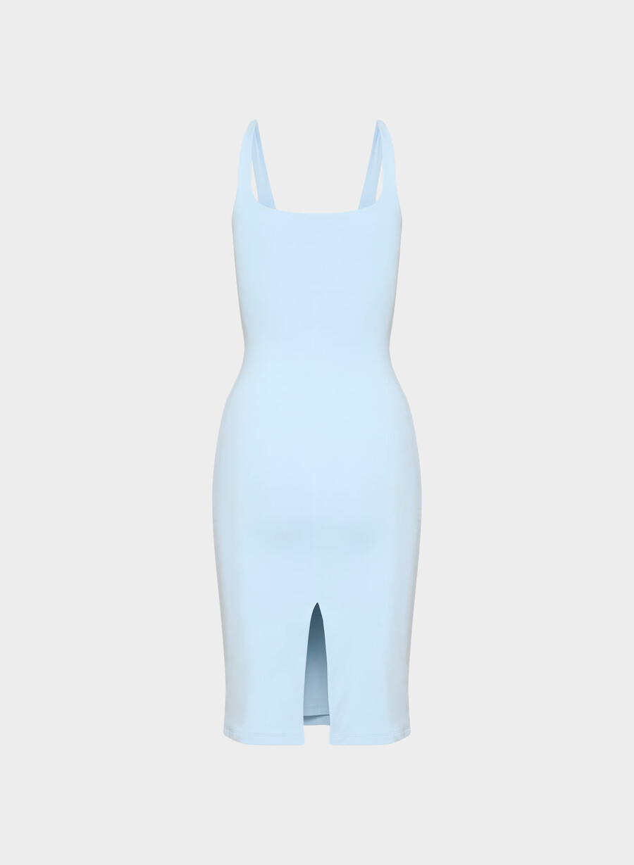 original contour illuminate kleid villa blau