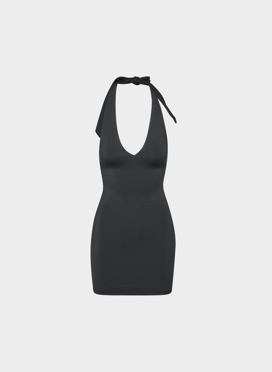 original contour tantalize neckholderkleid schwarz