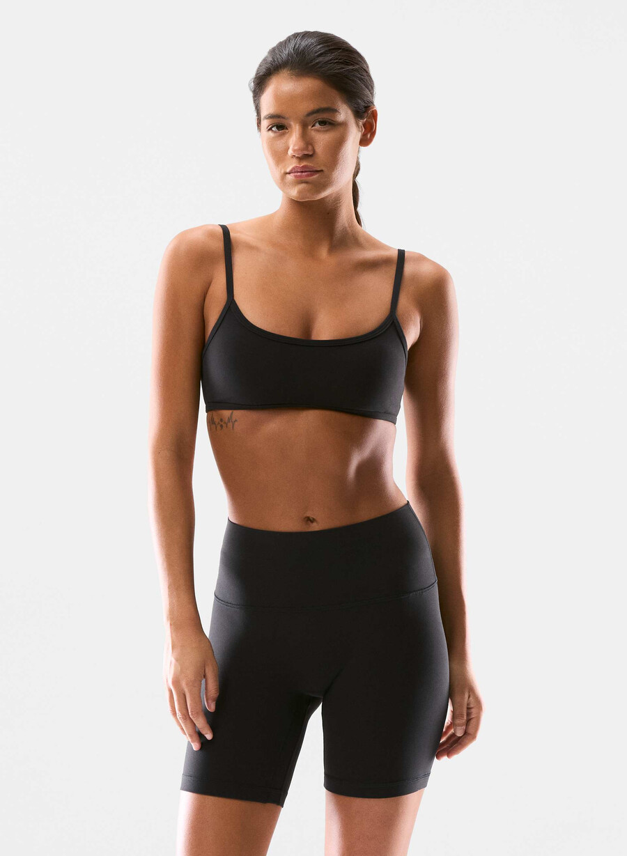 butter cheeky infinite hi-rise 7 short black