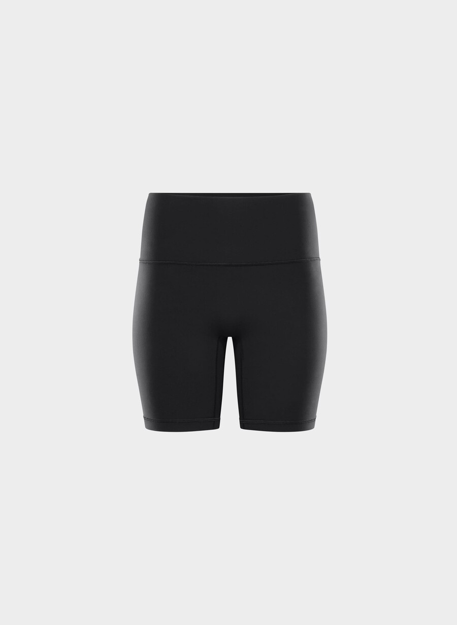 butter cheeky infinite hi-rise 7 short black