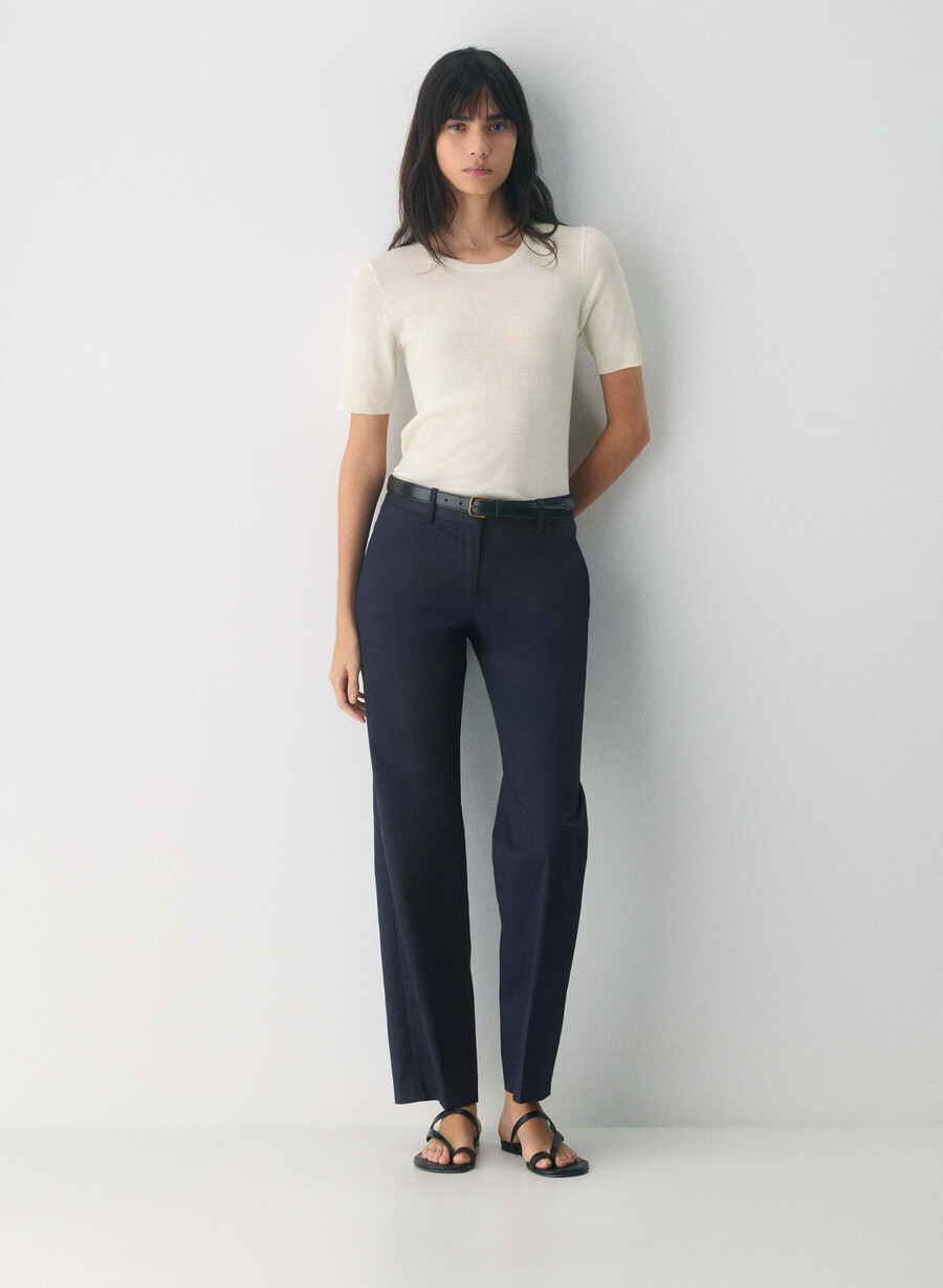 carleton hose - chino oxford navy