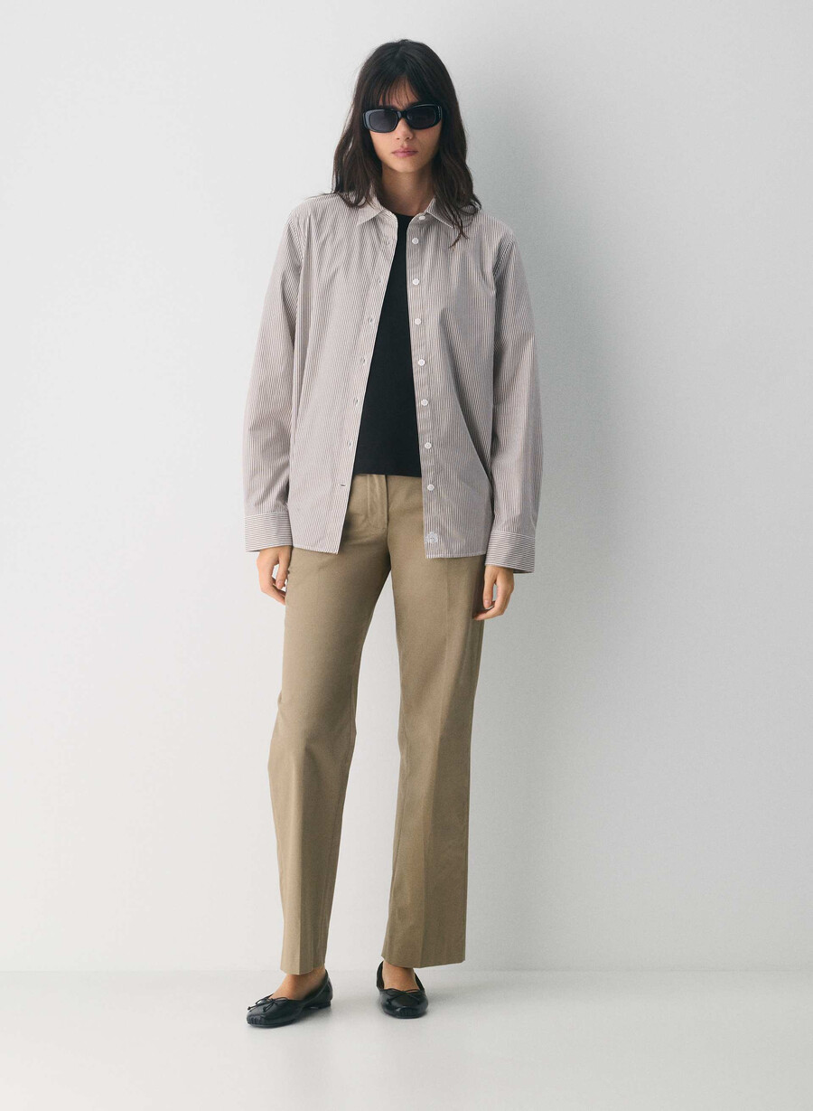 carlton pant - chino macchiato brown