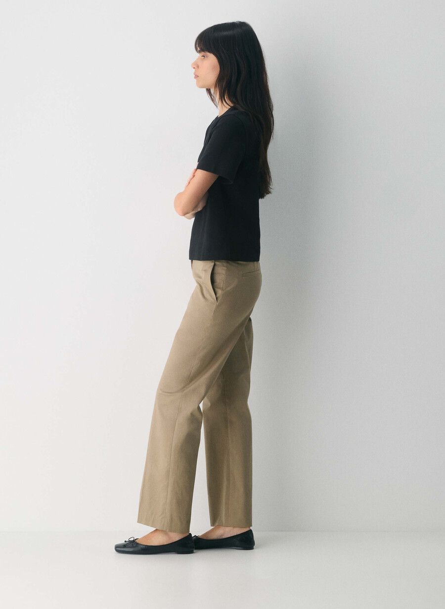 carlton pant - chino macchiato brown