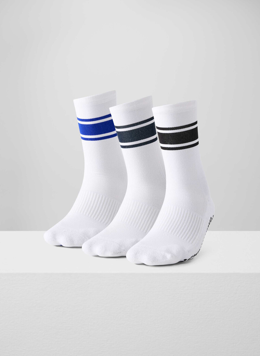 softset studio pro crew socken 3er-pack weißschwarzaltblauablz bl