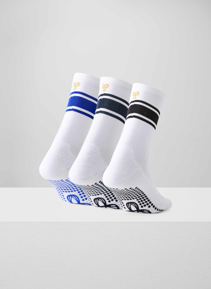softset studio pro crew socken 3er-pack weißschwarzaltblauablz bl