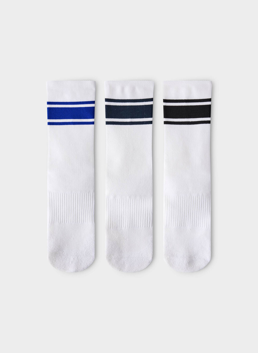 softset studio pro crew socken 3er-pack weißschwarzaltblauablz bl