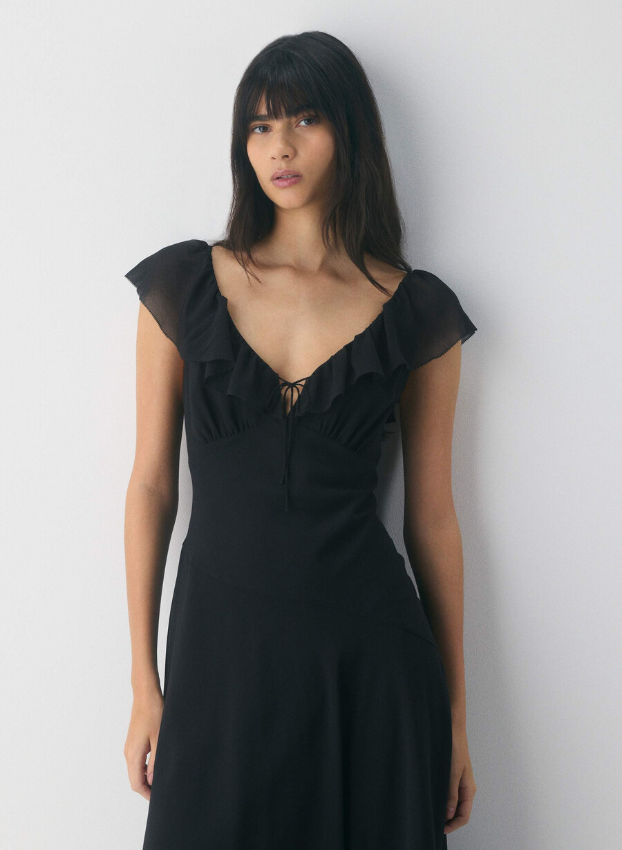 apostrophe kleid schwarz