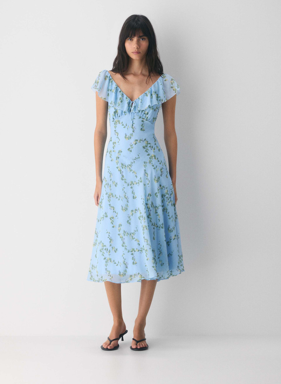 apostrophe kleid pstcrd blau multi
