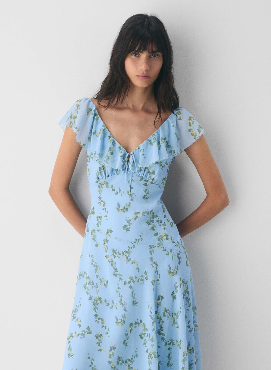 apostrophe kleid pstcrd blau multi