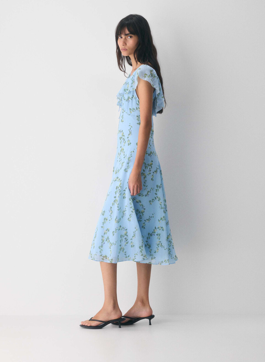 apostrophe kleid pstcrd blau multi