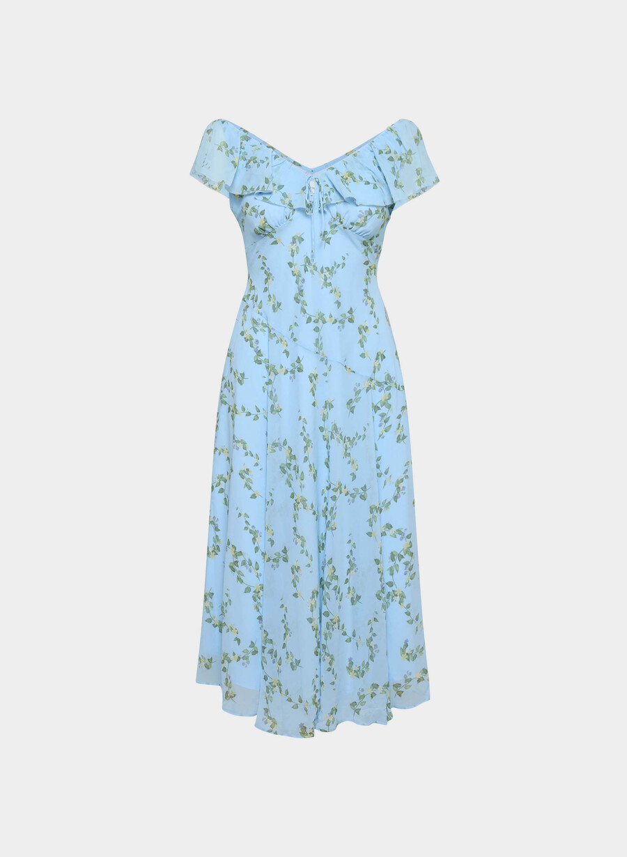 apostrophe kleid pstcrd blau multi