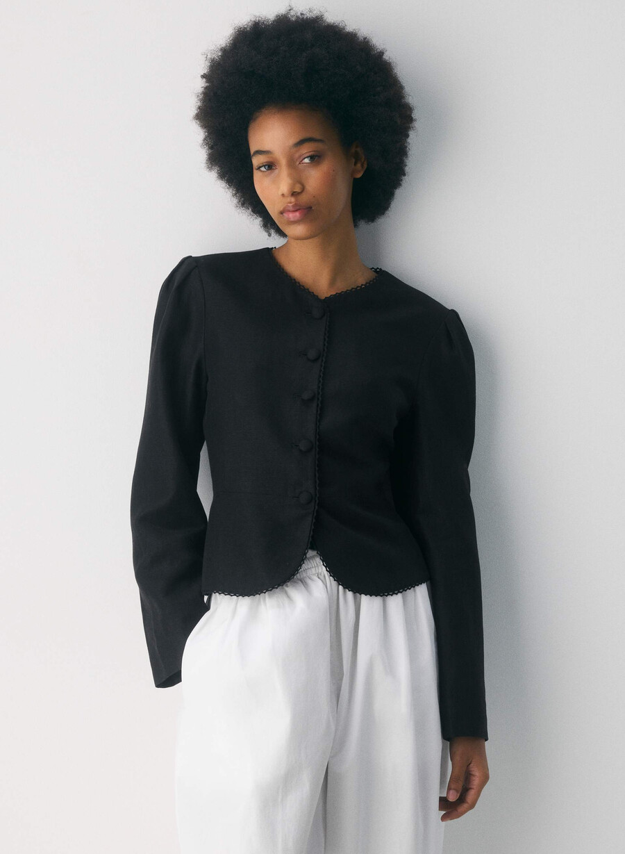 phrase jacket - cruiselinen weiss