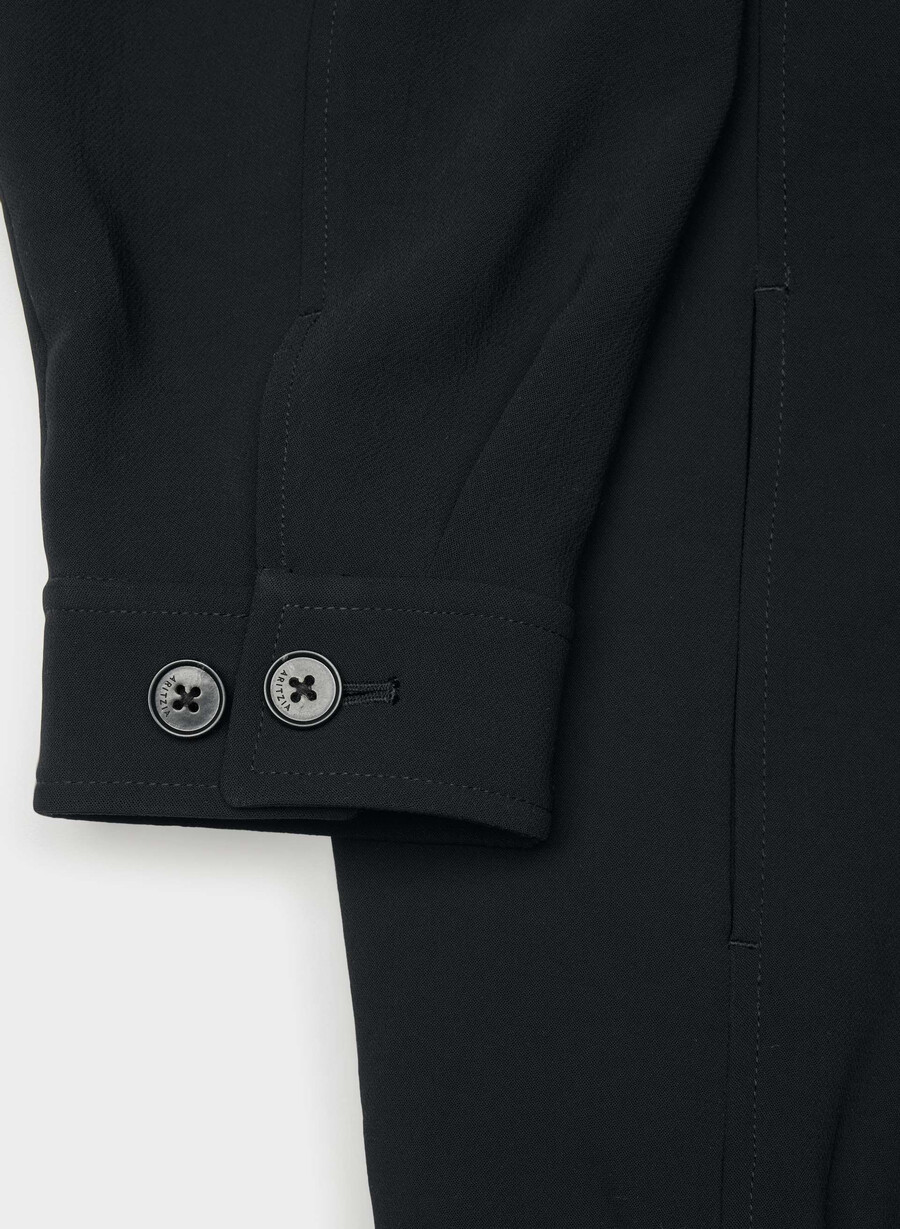 oculus-jacke – crepette schwarz