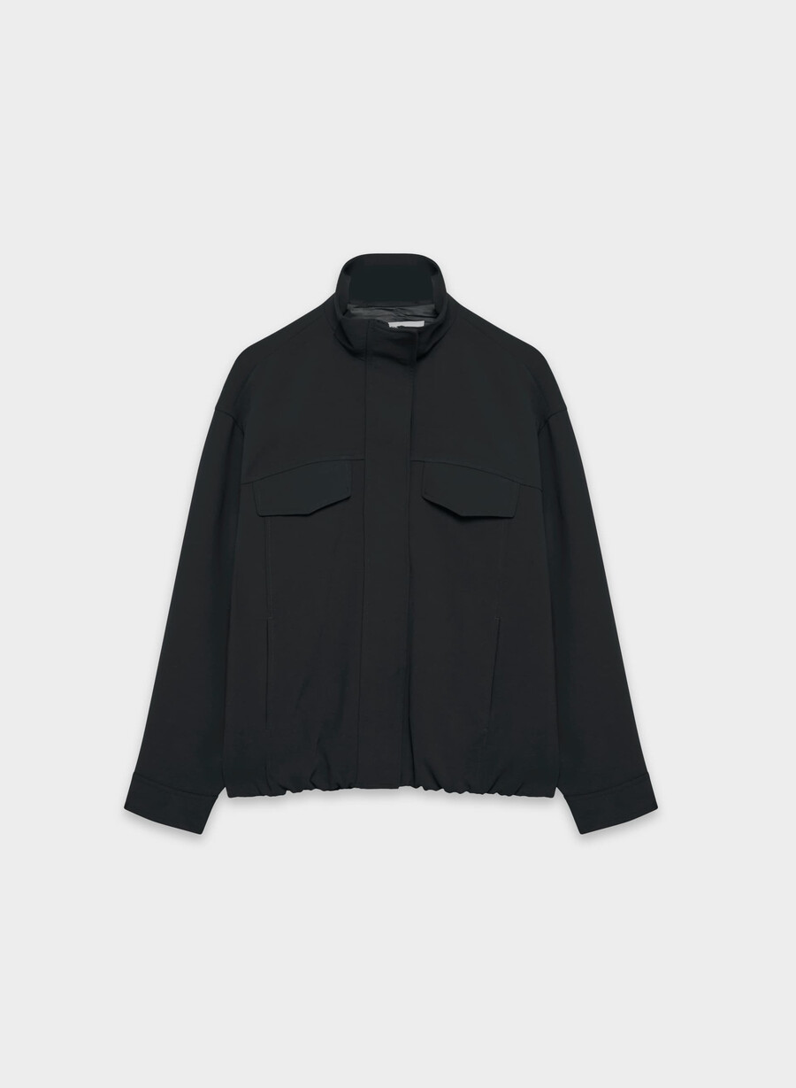 oculus-jacke – crepette schwarz
