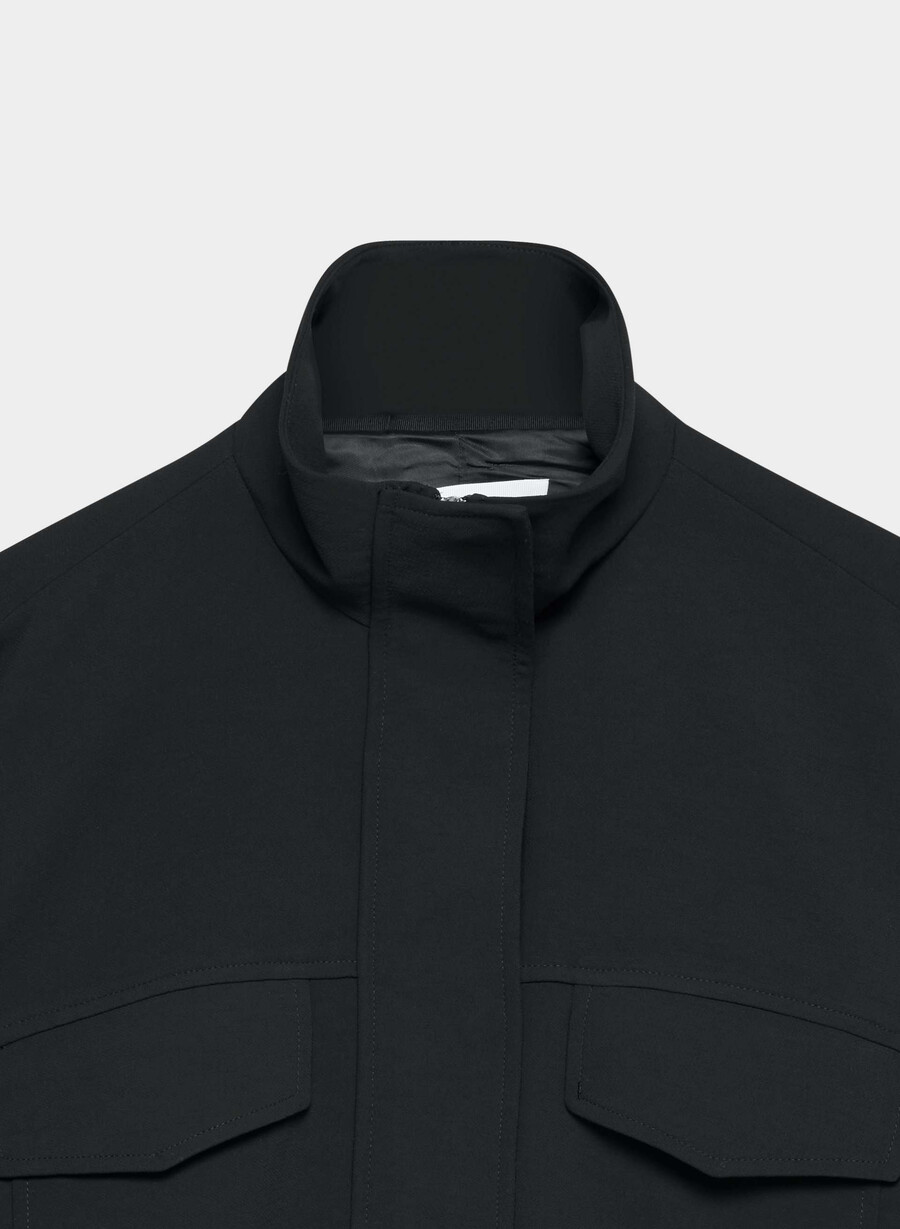 oculus-jacke – crepette schwarz