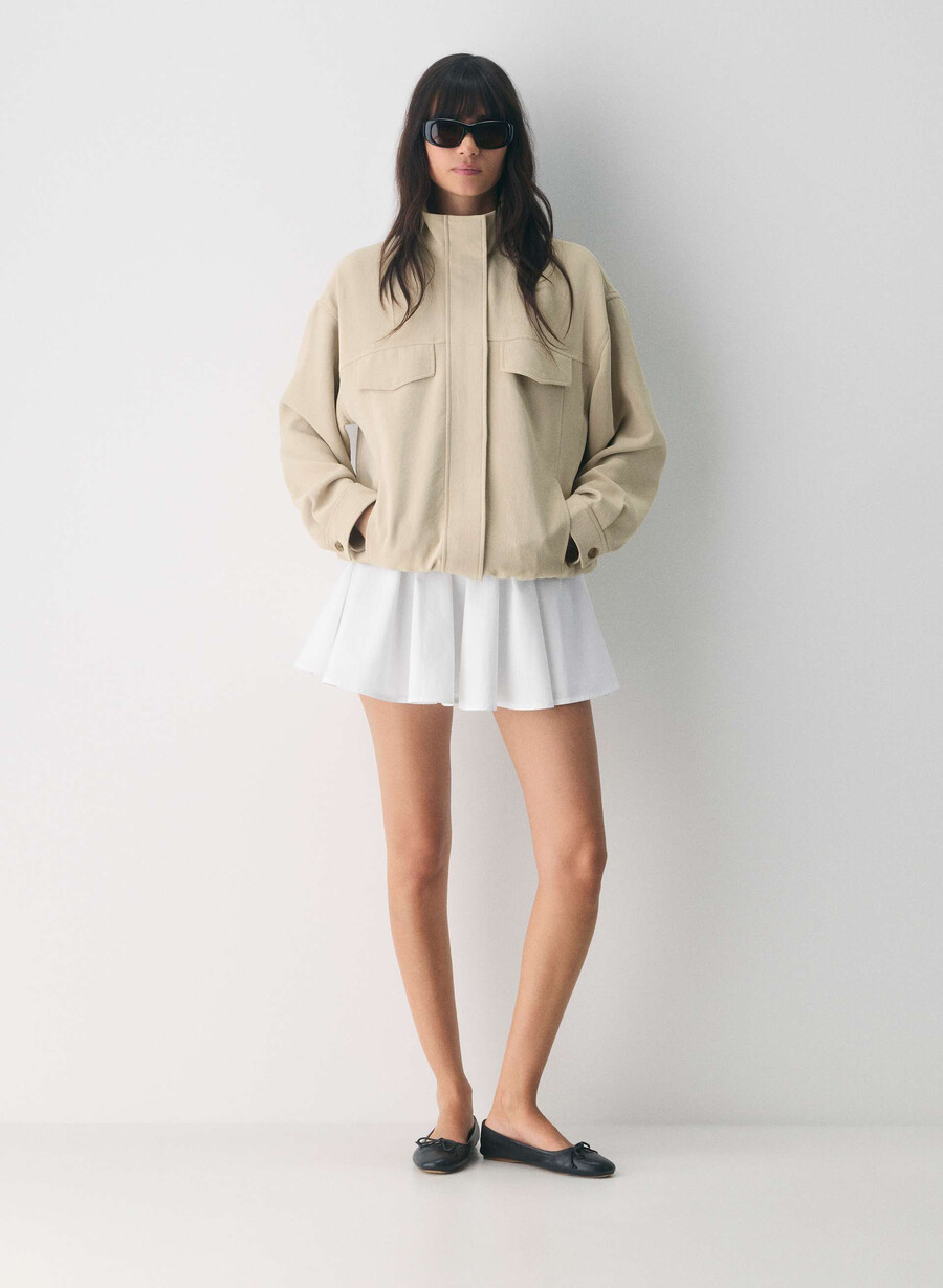 oculus-jacke – crepette marcona beige