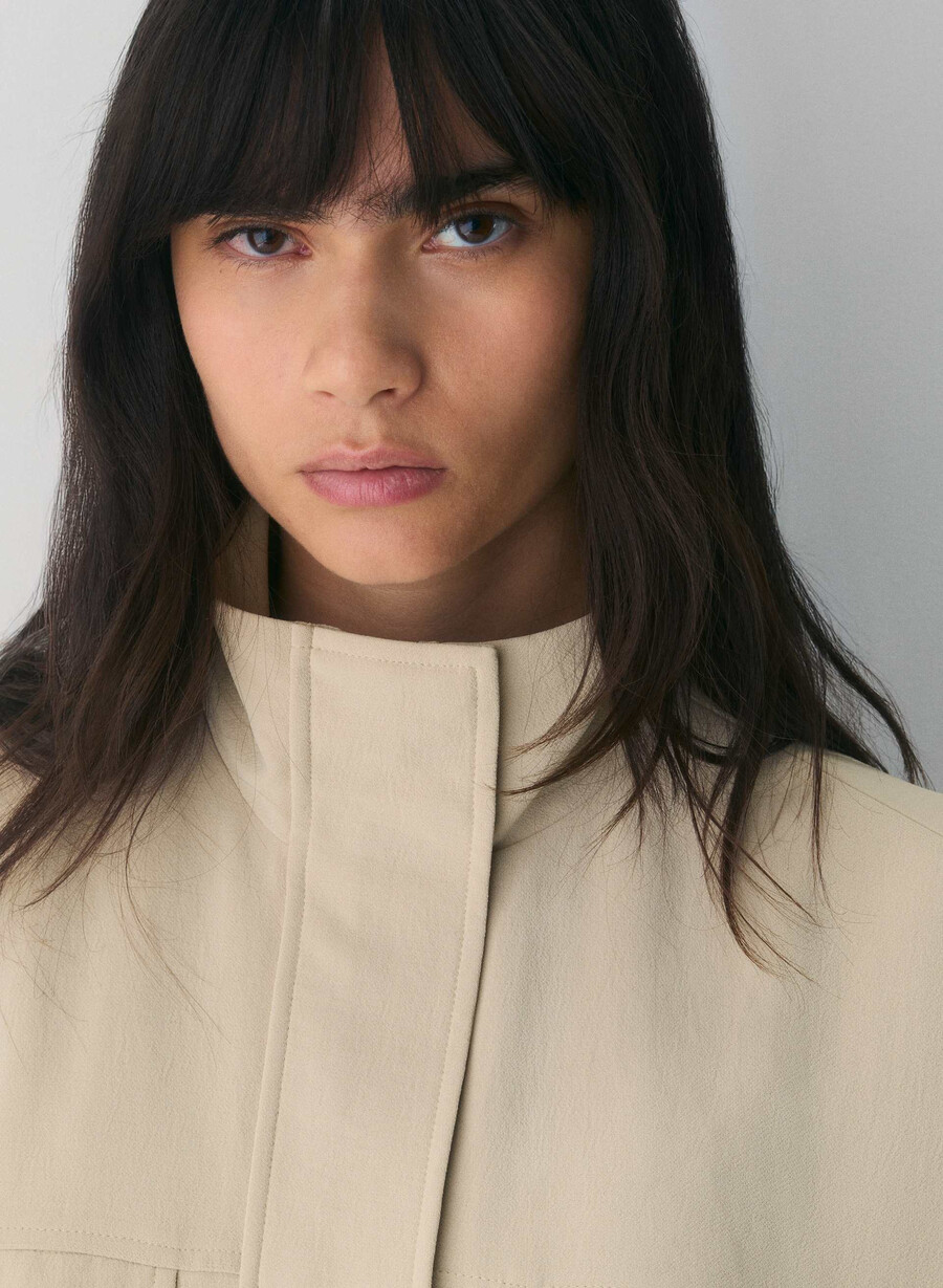 oculus-jacke – crepette marcona beige