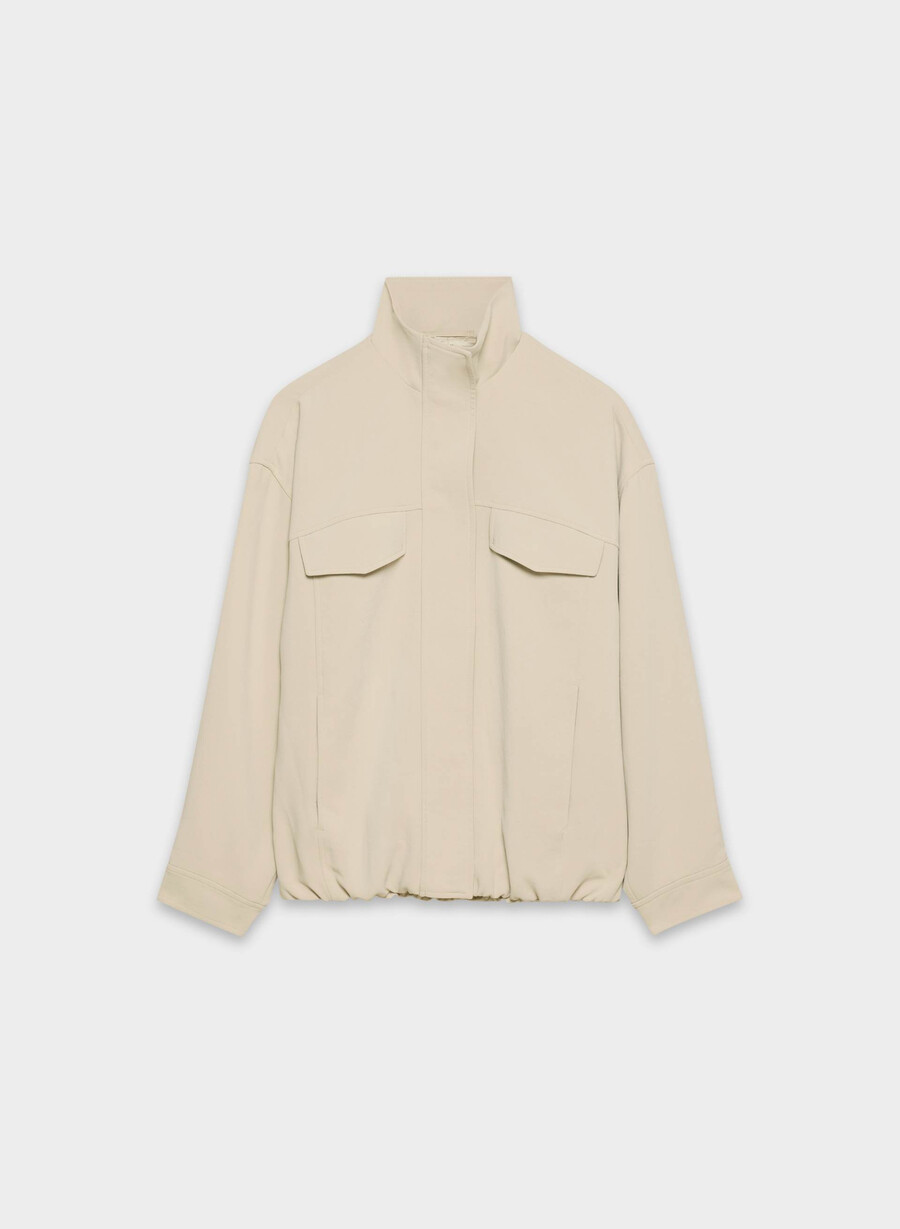 oculus-jacke – crepette marcona beige